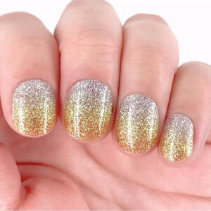 💌BO/GO$6 Nail Wraps Glitter Ombré Yellow